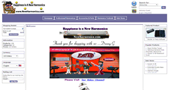 Desktop Screenshot of newharmonica.com